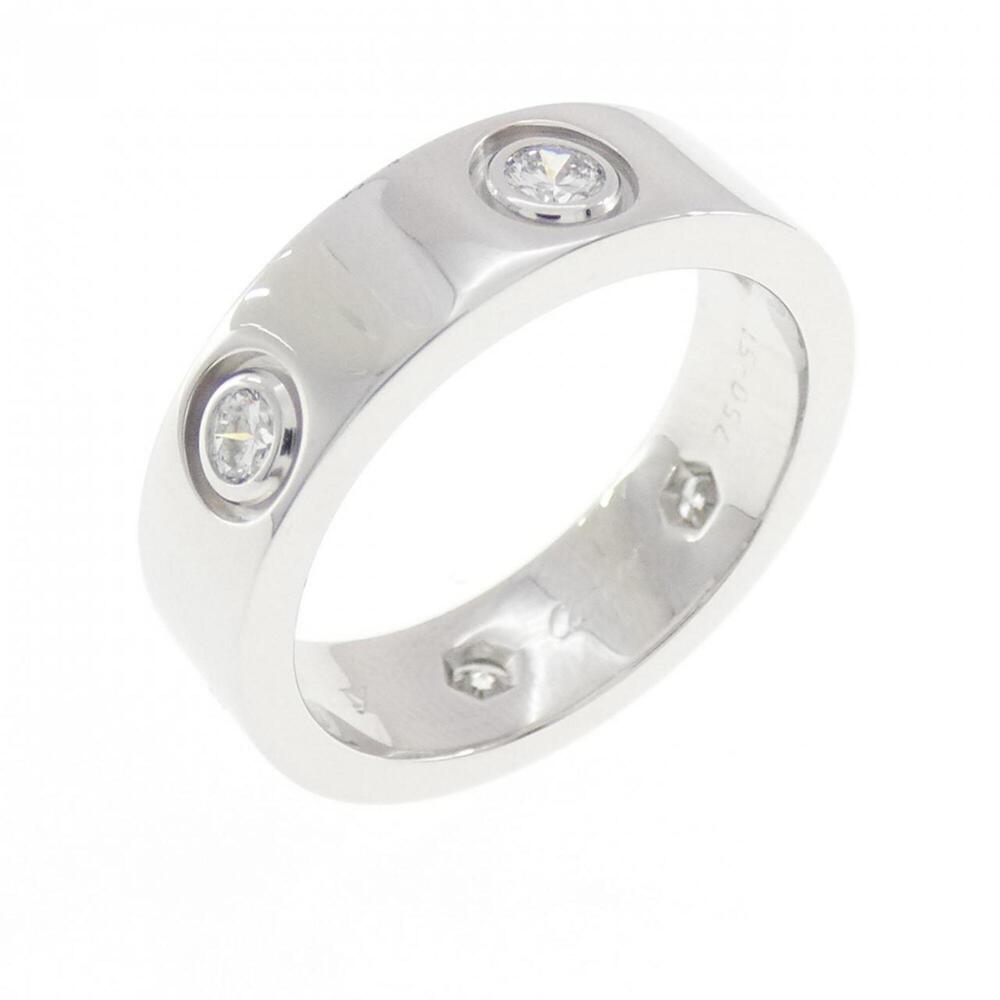 CARTIER Silver Diamond Love Ring